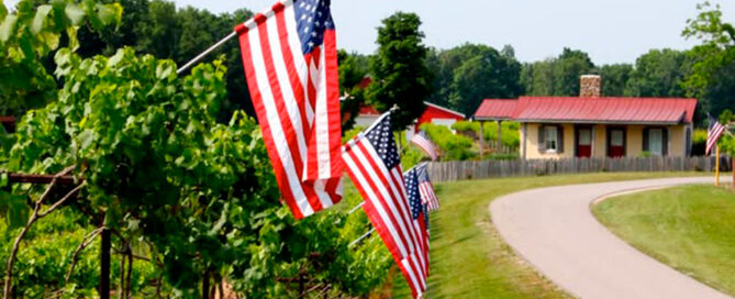 Entrance to Amber Falls Winery