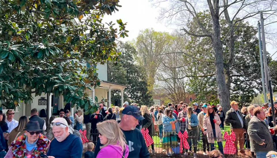 Mule day visitors