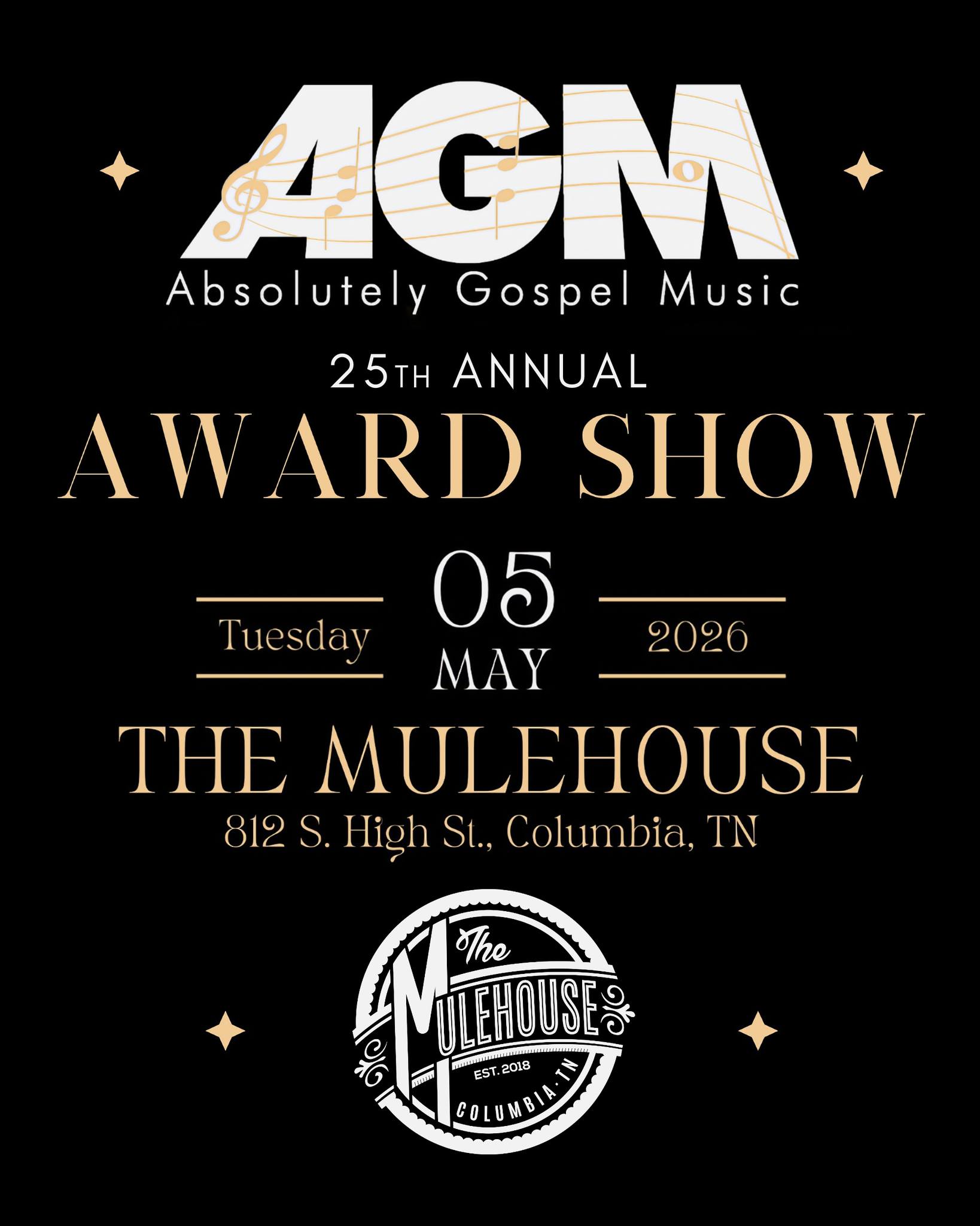 25th Annual Absolutely Gospel Awards Show at The Mulehouse