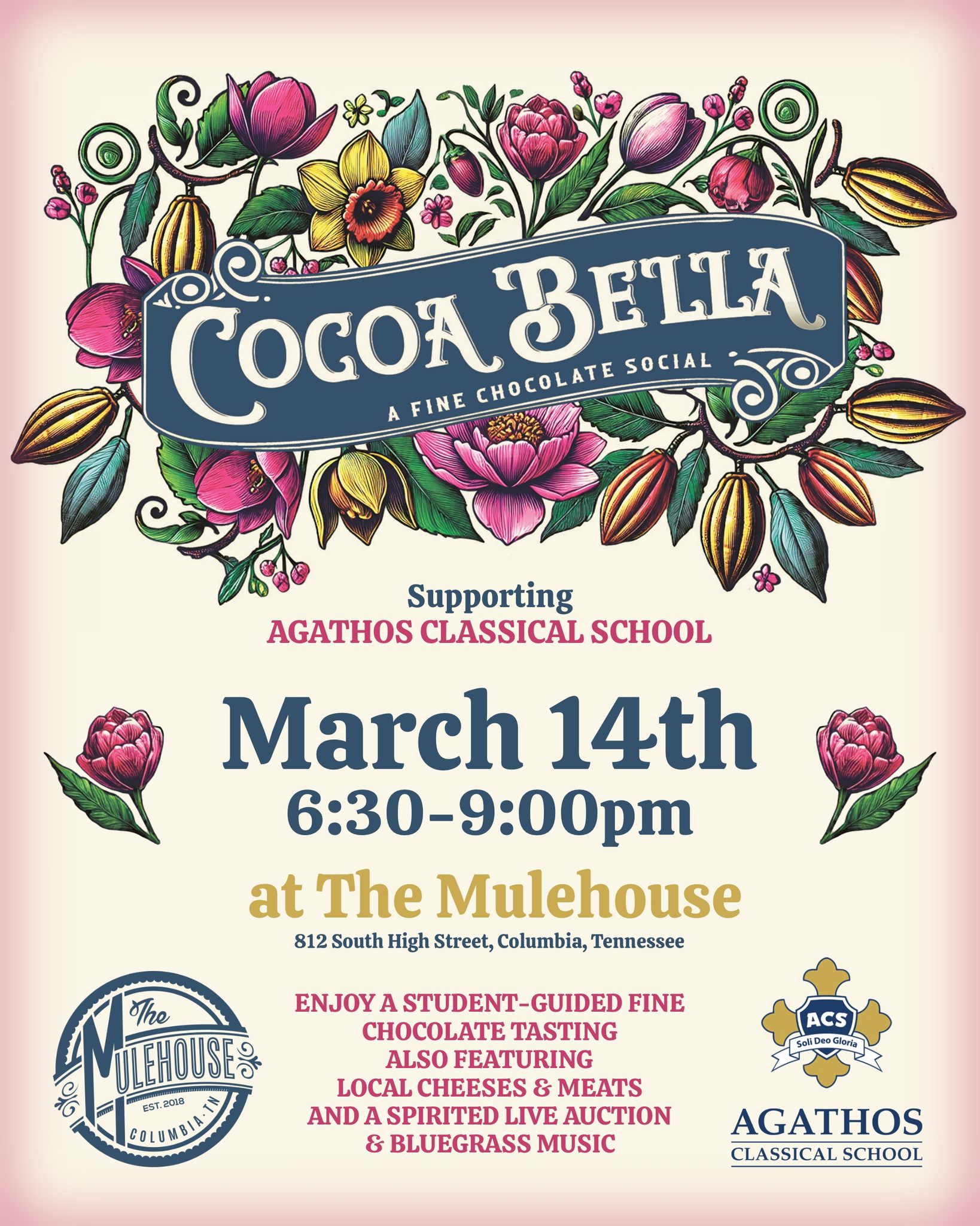 Cocoa Bella- A Fine Chocolate Social at The Mulehouse