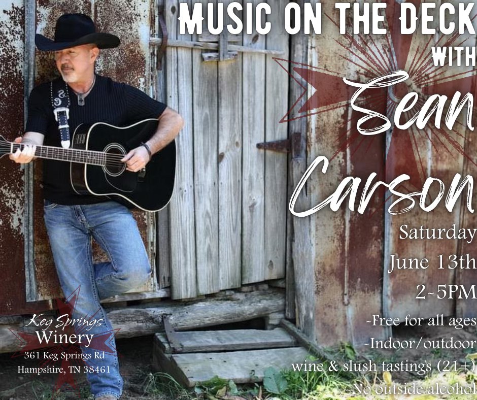 Music on the Deck with Sean Carson