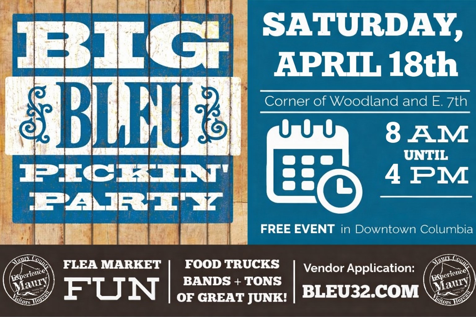 Big Bleu Pickin’ Party!