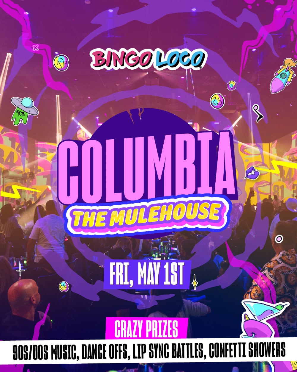 BINGO LOCO Comes to The Mulehouse