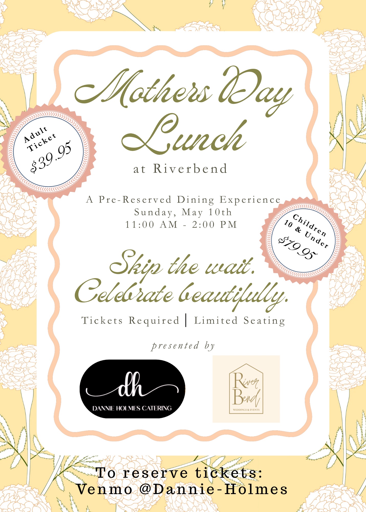 Mother’s Day Lunch @ Riverbend