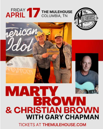 Marty Brown feat. Christian Brown & Gary Chapman at The Mulehouse