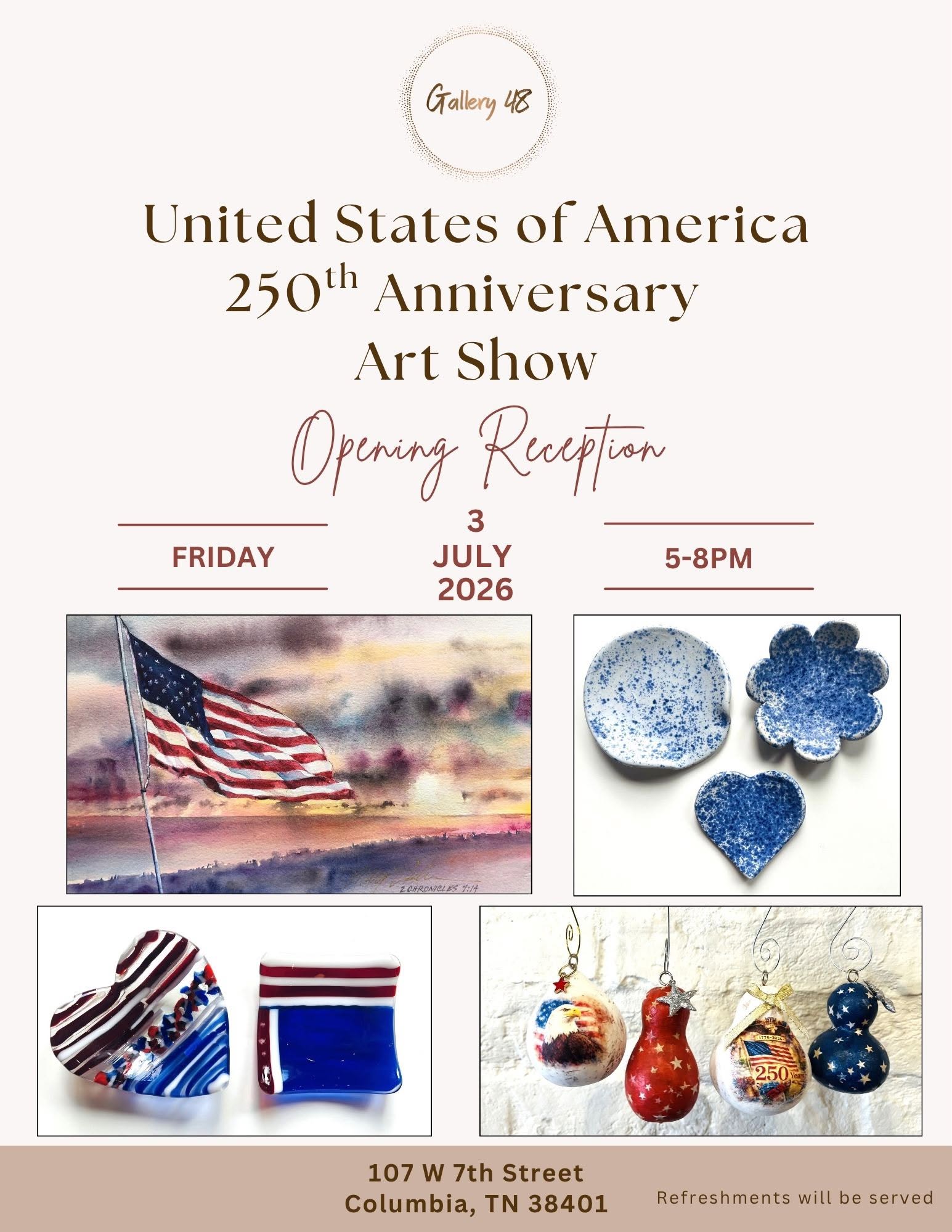 United States of America 250th Anniversary Art Show