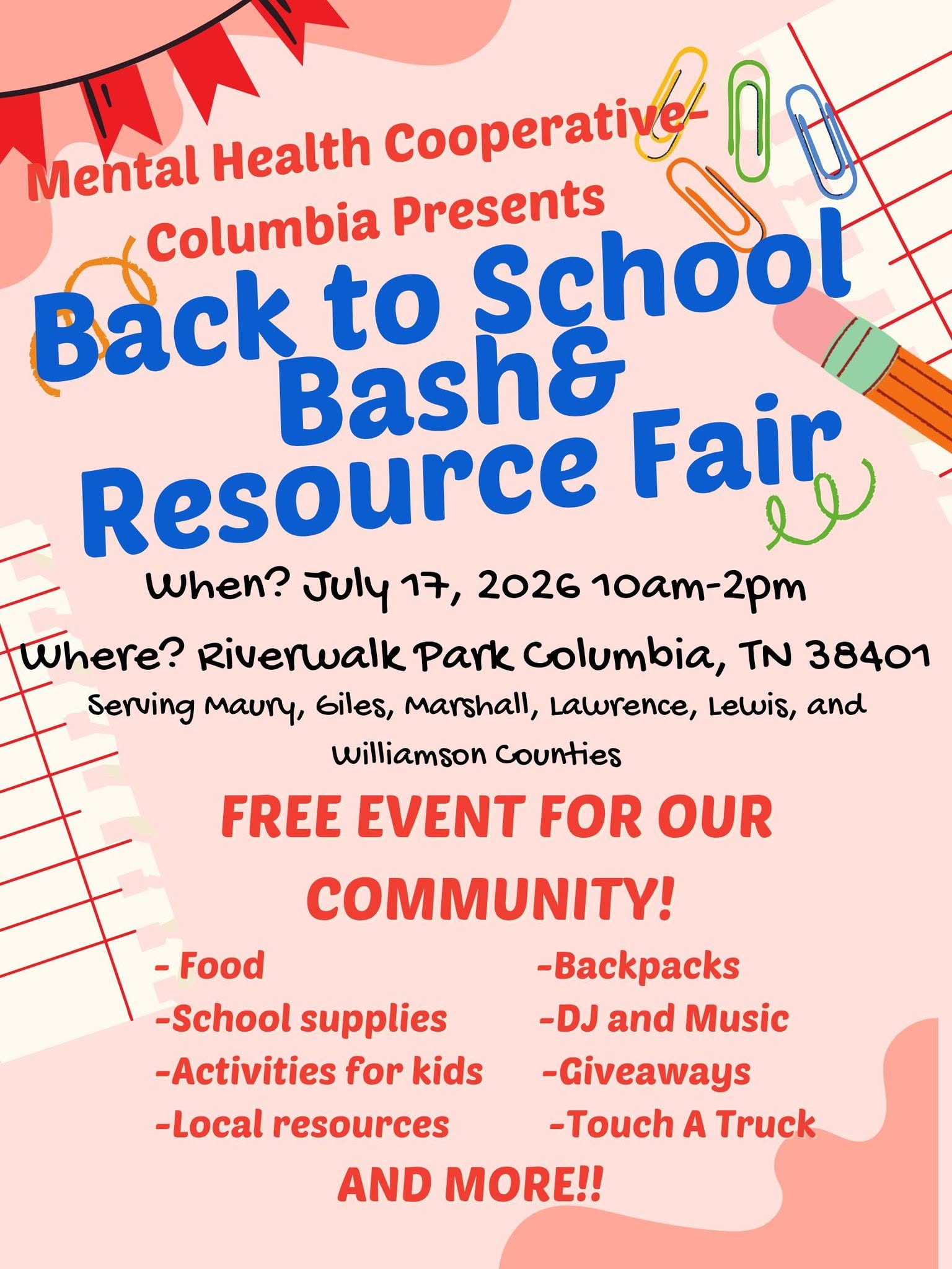 Back to School Bash and Resource Fair