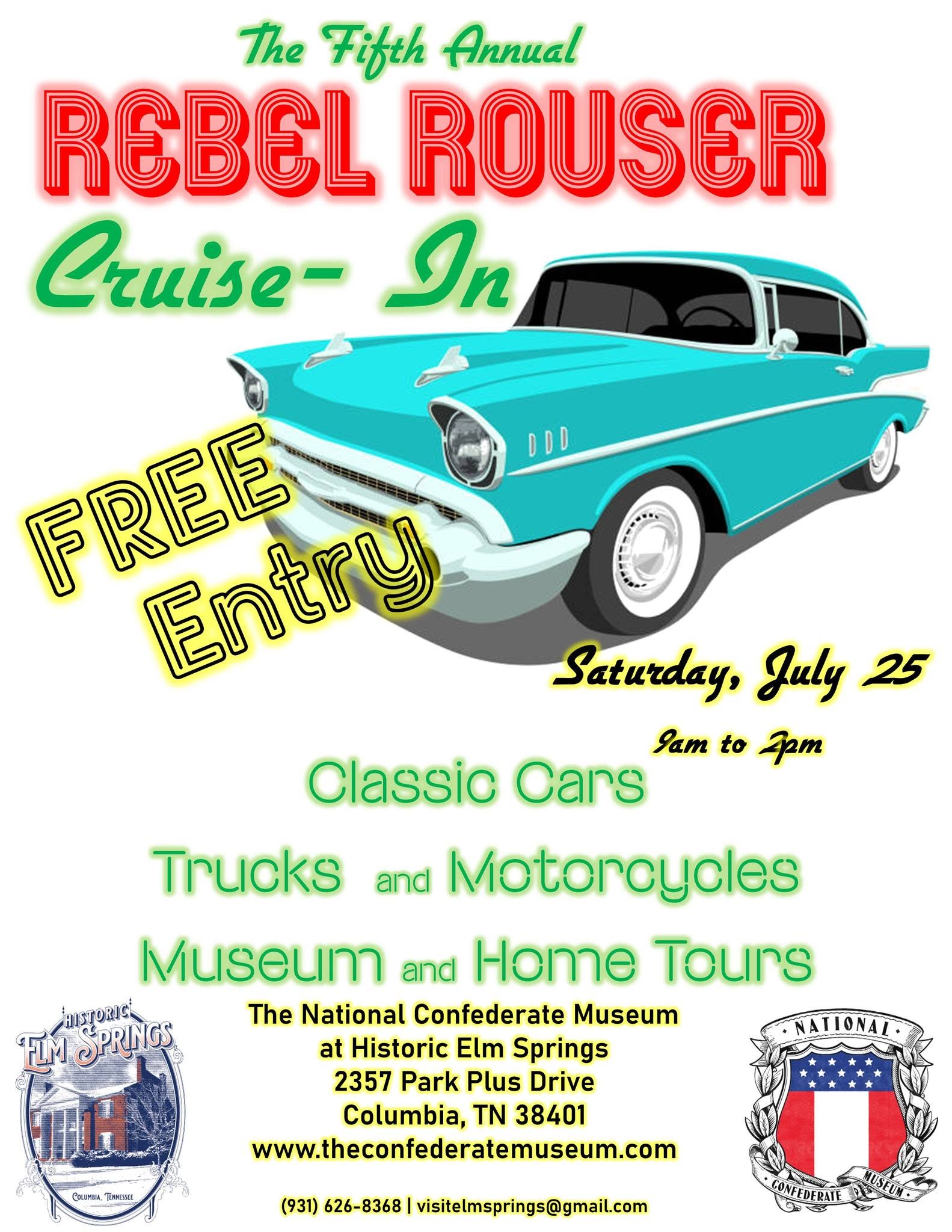 5th Annual Rebel Rouser Cruise-In
