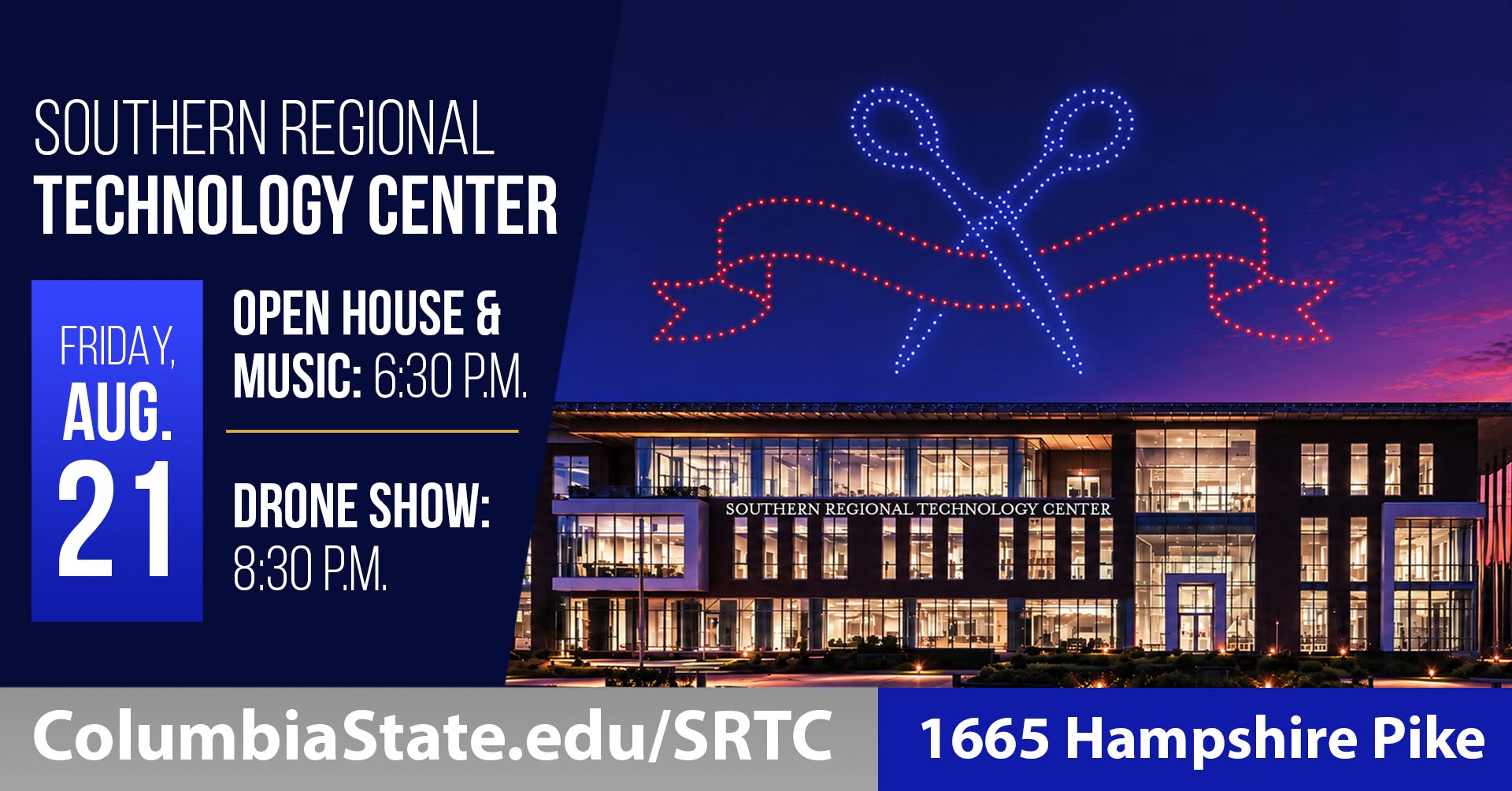 Southern Regional Technology Center Grand Opening and Drone Show