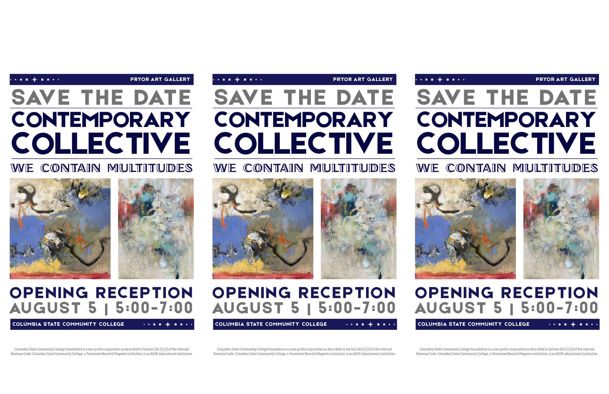 Opening Reception for Contemporary Collective: We Contain Multitudes at Pryor Art Gallery