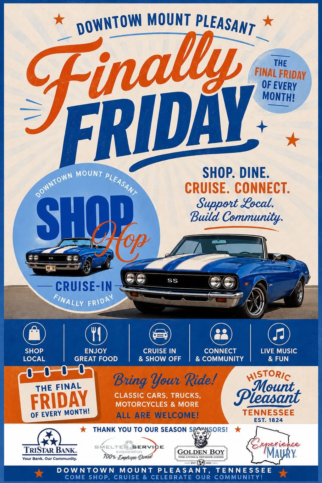 Final Friday Shop Hop & Cruise-In