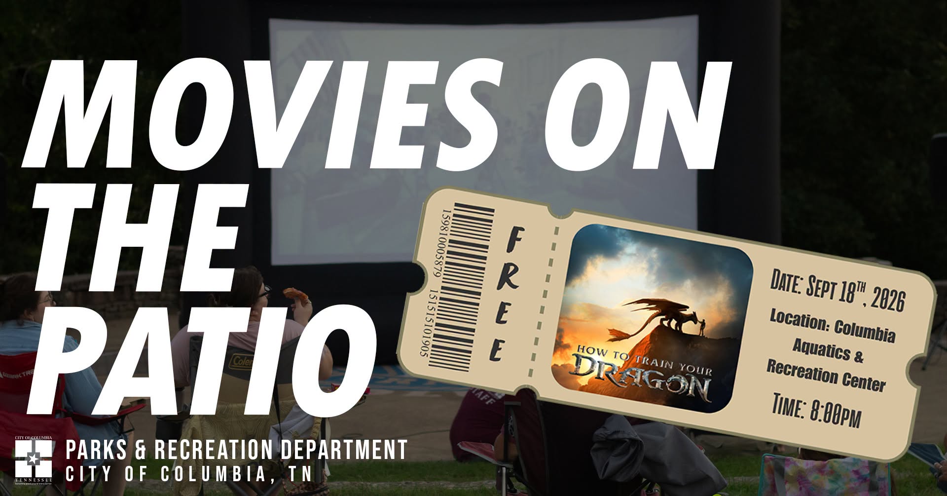 Movies on the Patio: How to Train Your Dragon