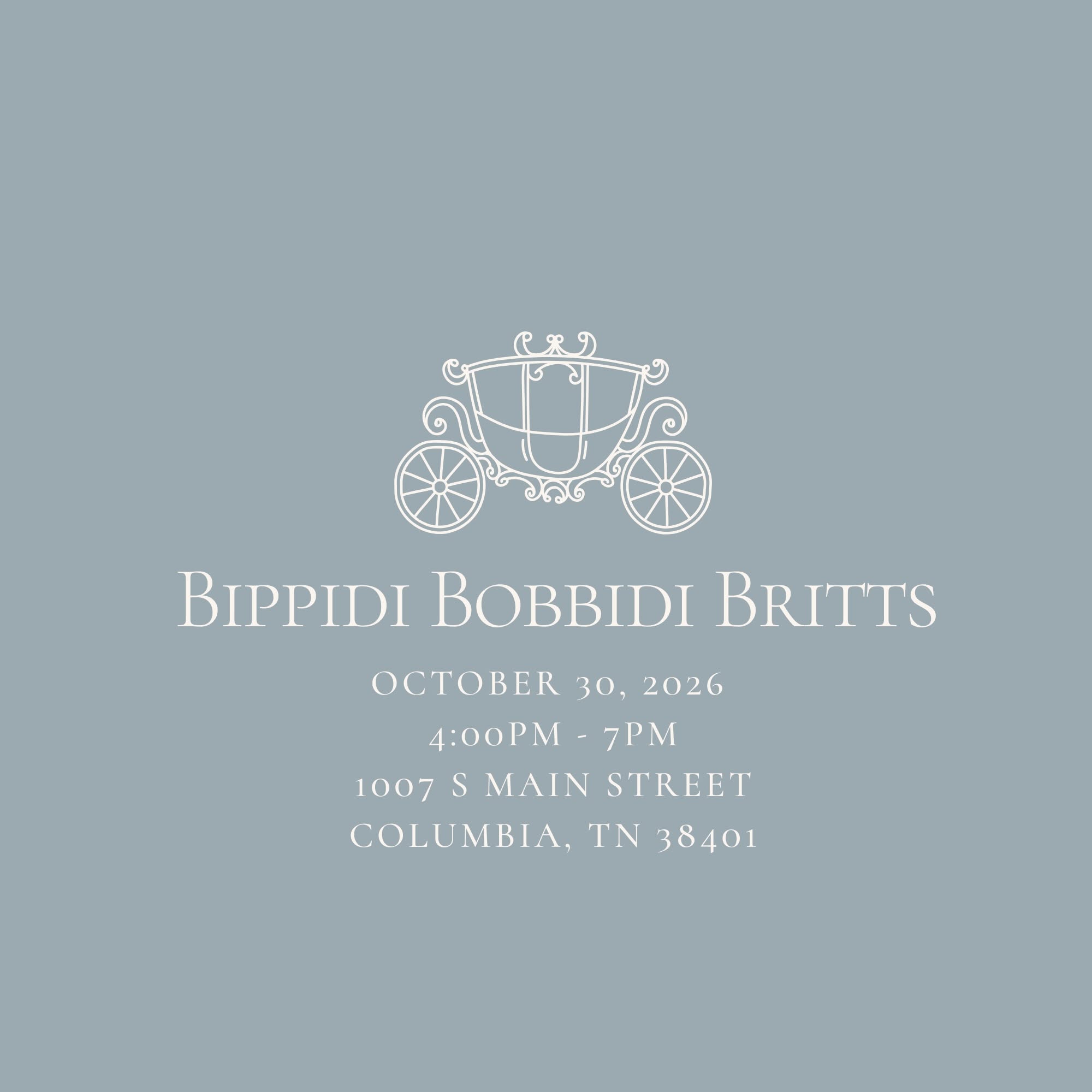 ✨ BIBBIDI BOBBIDI BRITT’S ✨ An Enchanted Evening at The Britt’s