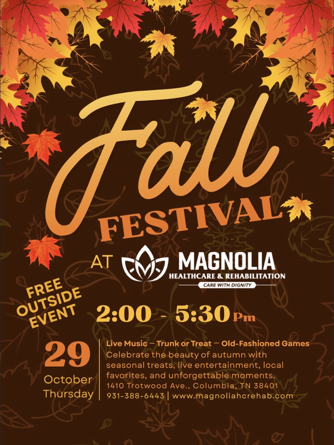 Fall Festival at Magnolia Healthcare & Rehabilitation
